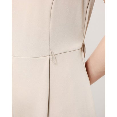 カルバン クライン Calvin Klein 上品ベージュ色のスタイリッシュジャンプスーツ （ベージュ）｜詳細画像