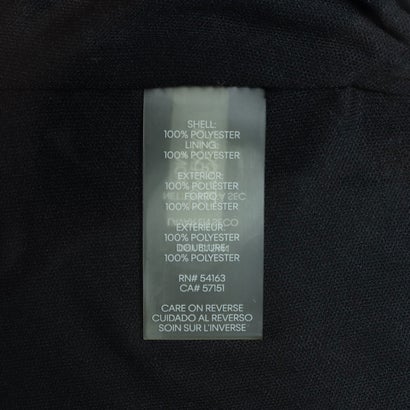 カルバン クライン Calvin Klein 黒地にレッドフローラル柄が映える上品シフォンワンピース （ブラック）｜詳細画像