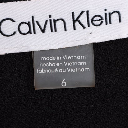カルバン クライン Calvin Klein ベルトがアクセント♪スタイリッシュワンピース （ブラック）｜詳細画像