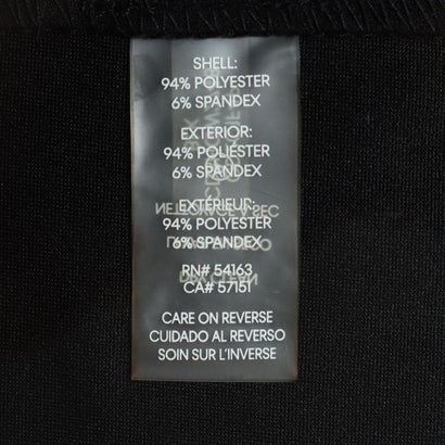 カルバン クライン Calvin Klein ショルダーのボウタイがお洒落なスタイリッシュワンピース （ブラック）｜詳細画像
