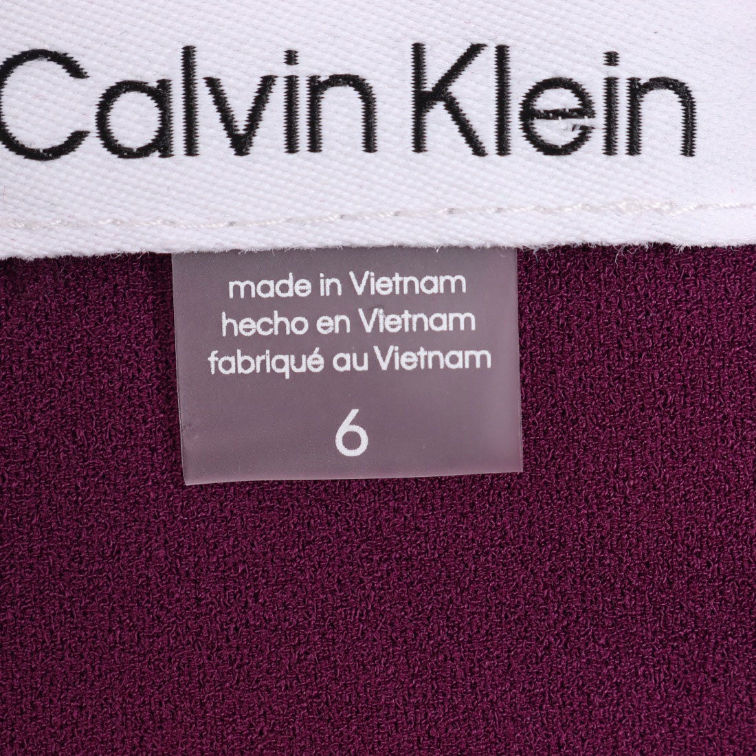 カルバン クライン Calvin Klein ☆キラキラジャージ素材ノースリーブ