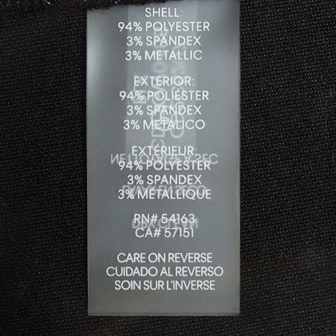 カルバン クライン Calvin Klein ☆キラキラジャージ素材ラッフルスカート半袖タイトワンピース （ブラック）