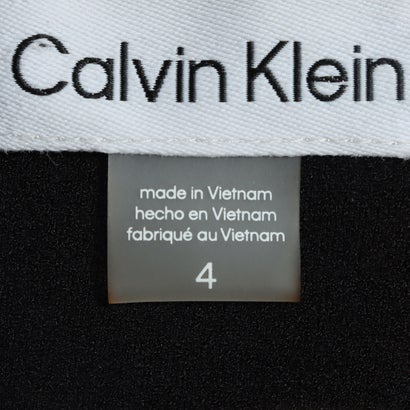 カルバン クライン Calvin Klein スパイラル フリルスリーブ ワンピース （ブラック）｜詳細画像