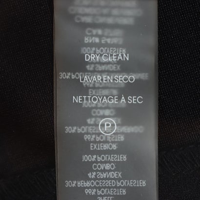 カルバン クライン Calvin Klein 袖口フレアシフォンがお洒落なワンピース （ブラック）｜詳細画像