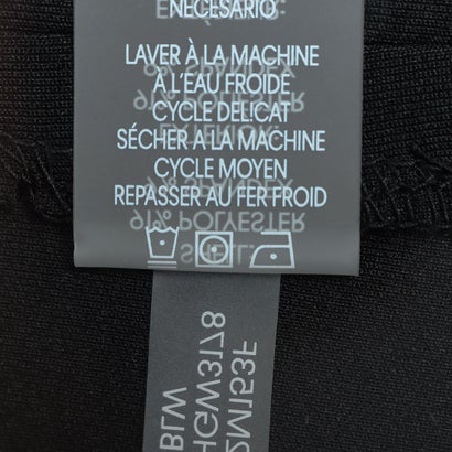 カルバン クライン Calvin Klein 黒地にホワイト使いがお洒落なリトルブラックドレス （ブラック）｜詳細画像
