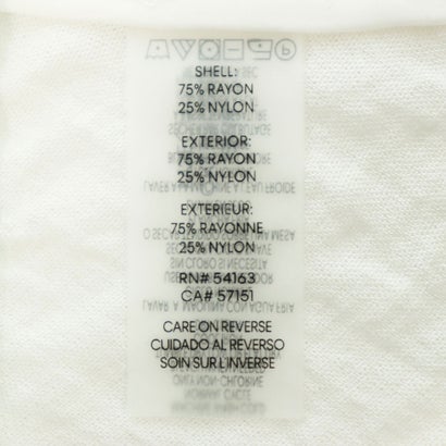 カルバン クライン Calvin Klein ホワイトウエストベルト付きスタイリッシュブルゾン （ホワイト）｜詳細画像