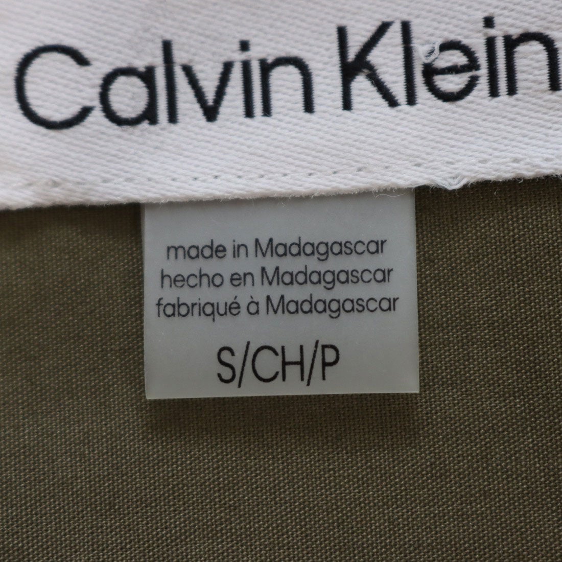 カルバン クライン Calvin Klein ☆ロールアップ袖コットン100％シャツワンピース （カーキ） -海外ファッション通販 LOCONDO  Buyer
