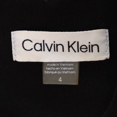 カルバン クライン Calvin Klein ちら見せエレガントなワンピース （ブラック）｜詳細画像