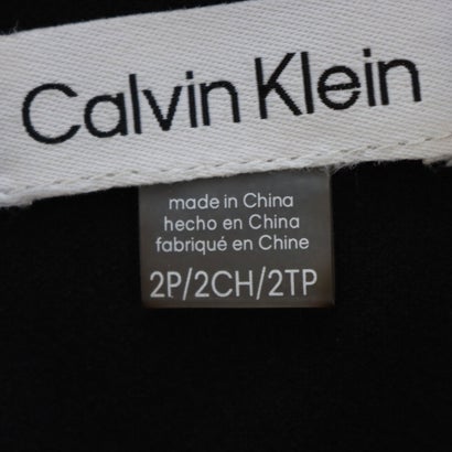 カルバン クライン Calvin Klein ★ペティートサイズ★ニットレースアクセント♪スタイルUP！リトルブラックドレス （ブラック）｜詳細画像
