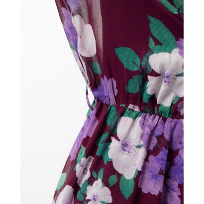 カルバン クライン Calvin Klein うっとり花柄のパープルワンピース （パープル）｜詳細画像