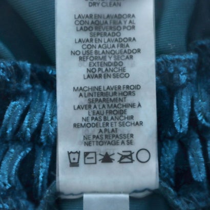カルバン クライン Calvin Klein ☆伸縮ベルベット素材サイドシャーリングタイトドレス （サイプレス）｜詳細画像