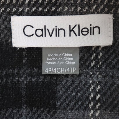 カルバン クライン Calvin Klein グレーチェック柄ワンピース （グレー）｜詳細画像