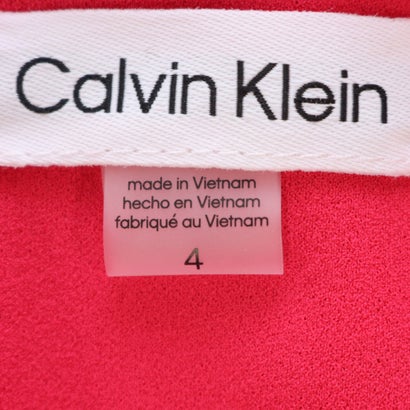 カルバン クライン Calvin Klein ☆七分袖タイトワンピース （ピンク）｜詳細画像