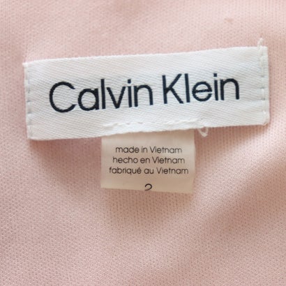 カルバン クライン Calvin Klein 2段フリルのライトピンクワンピース （ピンク）｜詳細画像