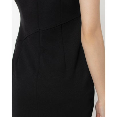 カルバン クライン Calvin Klein 肩のリボンがアクセントのワンピース （ブラック）｜詳細画像