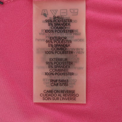 カルバン クライン Calvin Klein ビビットピンクの透け袖ブラウス （ピンク）｜詳細画像