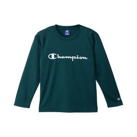 Tシャツ 長袖 ロンT カットソー 子供服 キッズ 速乾 吸水 スポーツ LONG SLEEVE T-SHIRT CK-CS407 （ダークグリーン(570)）