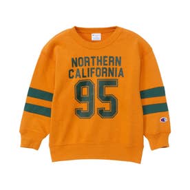 スウェット トレーナー 子供服 キッズ 男の子 ボーイズ クルーネック CREW NECK SWEATSHIRT CK-C031 （ブリーチベージュ(368)）