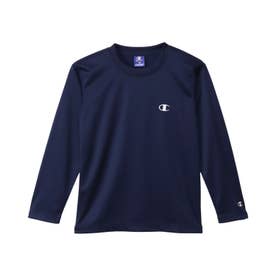 Tシャツ 長袖 ロンT カットソー 子供服 キッズ 速乾 吸水 スポーツ LONG SLEEVE T-SHIRT CK-BS401 （ネイビー(370)）