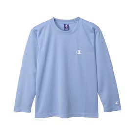 Tシャツ 長袖 ロンT カットソー 子供服 キッズ 速乾 吸水 スポーツ LONG SLEEVE T-SHIRT CK-BS401 （サックス(320)）