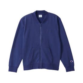スウェット シャツ ジップ 子供服 キッズ ZIP SWEATSHIRT オフブラック ブルー ベージュ ライトブラウン CK-C002 （インクブルー(352)）