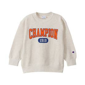 スウェット トレーナー 子供服 キッズ クルーネック CREW NECK SWEATSHIRT オートミール CK-C006 （オートミール(810)）