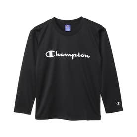 Tシャツ 長袖 ロンT カットソー 子供服 キッズ 速乾 吸水 スポーツ LONG SLEEVE T-SHIRT CK-CS407 （ブラック(090)）