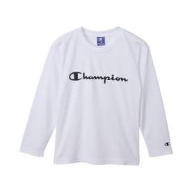Tシャツ 長袖 ロンT カットソー 子供服 キッズ 速乾 吸水 スポーツ LONG SLEEVE T-SHIRT CK-CS407 （ホワイト(010)）