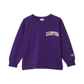 Tシャツ 長袖 ロンT カットソー 子供服 キッズ ボーイズ LONG SLEEVE T-SHIRT CK-A406 （ディープパープル(250)）