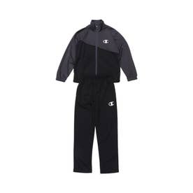 ジャージ 子供服 トレーニングウェア スーツ キッズ スポーツ TRAINING SUIT CK-BSW01 （チャコール(080)）
