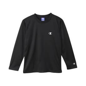 Tシャツ 長袖 ロンT カットソー 子供服 キッズ 速乾 吸水 スポーツ LONG SLEEVE T-SHIRT CK-BS401 （ブラック(090)）