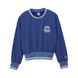 スウェット トレーナー 子供服 キッズ 女の子 ガールズ クルーネック CREW NECK SWEATSHIRT CK-BS005 （スレートブルー(337)）