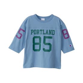 Tシャツ 長袖 フットボール 子供服 キッズ 男の子 ボーイズ カジュアル FOOTBALL T-SHIRT CK-C403 （ライトグレイッシュブルー(380)）
