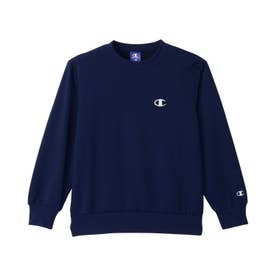 スウェット トレーナー 子供服 キッズ クルーネック CREW NECK SWEATSHIRT ブラック グレー ネイビー 黒 CK-CS019 （ネイビー(370)）