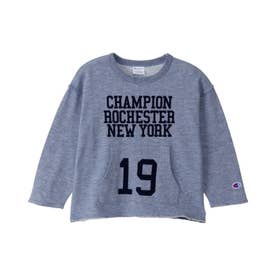 スウェット シャツ 子供服 キッズ 男の子 ボーイズ クルーネック CREW NECK SWEATSHIRT CK-C011 （スレートブルー(337)）