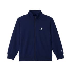 スウェット シャツ ジップ 子供服 キッズ スポーツ ZIP SWEATSHIRT ブラック グレー ネイビー 黒 CK-CS020 （ネイビー(370)）