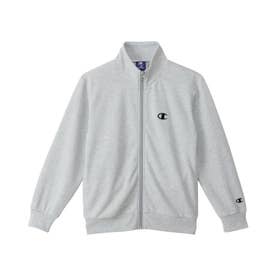 スウェット シャツ ジップ 子供服 キッズ スポーツ ZIP SWEATSHIRT ブラック グレー ネイビー 黒 CK-CS020 （オックスフォードグレー(070)）
