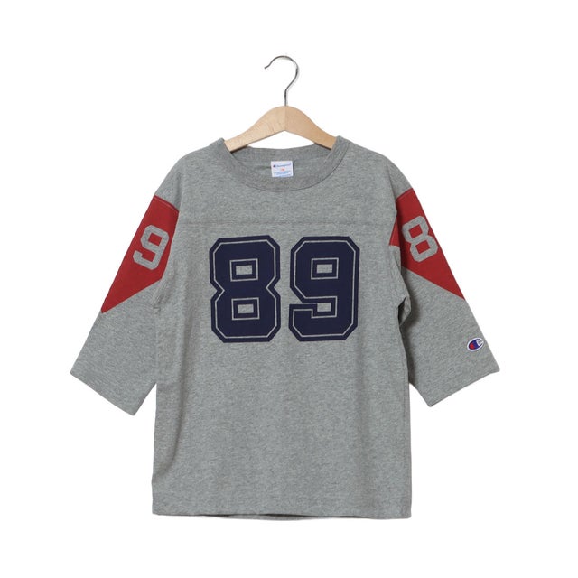 長袖Tシャツ フットボールT_FOOTBALL T-SHIRT （ライトグレー）