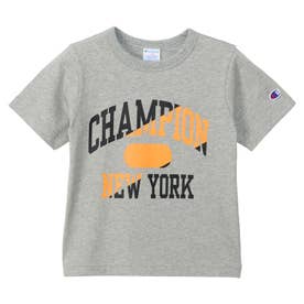 Tシャツ 半袖 子供服 キッズ ベーシック SHORT SLEEVE T-SHIRT ホワイト グレー ブルー 白 CK-Z319 （オックスフォードグレー(070)）