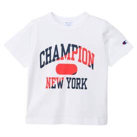 Tシャツ 半袖 子供服 キッズ ベーシック SHORT SLEEVE T-SHIRT ホワイト グレー ブルー 白 CK-Z319 （ホワイト(010)）
