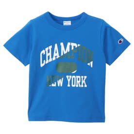 Tシャツ 半袖 子供服 キッズ ベーシック SHORT SLEEVE T-SHIRT ホワイト グレー ブルー 白 CK-Z319 （ブルー(340)）