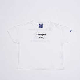 ジュニア 半袖Tシャツ チャンピオン前後プリント半袖Tシャツ_ CK-T350 （ホワイト）
