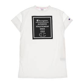 ジュニア 半袖Tシャツ Tシャツワンピース_T-SHIRT ONEPIECE DRESS CK-V345 （ホワイト）