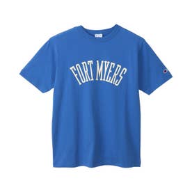 Tシャツ 半袖 メンズ ベーシック SHORT SLEEVE T-SHIRT ホワイト ブルー 白 C3-B344 （ブルー(340)）