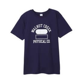 Tシャツ 半袖 メンズ クルーネック MOORESTOWN 1980s Model ホワイト ネイビー 白 C3-B310 （ネイビー(370)）