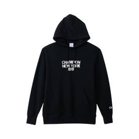 パーカー スウェット プルオーバー メンズ フーテッド ベーシック HOODED SWEATSHIRT ブラック グレー 黒 C3-C119 （ブラック(090)）