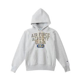 リバースウィーブ パーカー スウェット プルオーバー メンズ フーデッド RW HOODED SWEATSHIRT C3-C116 （シルバーグレー/ネイビー(042)）
