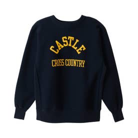 リバースウィーブ スウェット トレーナー メンズ クルーネック 日本製 TRUE TO ARCHIVES RW CREWNECK C3-C036 （ネイビー(370)）
