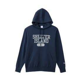 パーカー スウェット プルオーバー メンズ フーデッド HOODED SWEATSHIRT C3-C122 （ネイビー(370)）