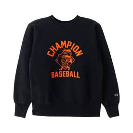 リバースウィーブ スウェット トレーナー メンズ ルーネック 裏起毛 RW CREW NECK SWEATSHIRT C3-C008  （オフブラック(055)）
